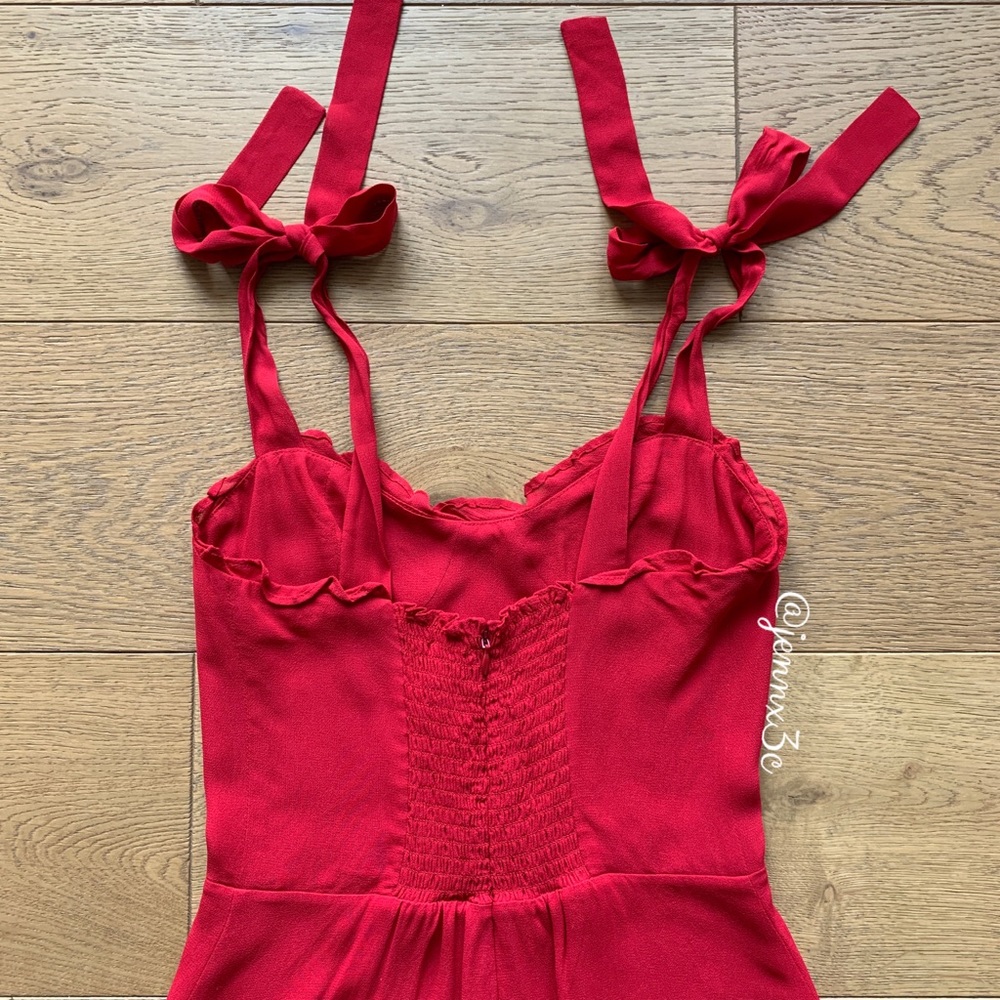 ❌[SOLD]❌Reformation Christine Dress || Lipstick - Picture 11 of 16